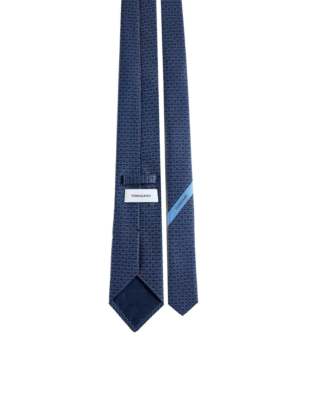 Ferragamo Men Gancini Silk Tie By Ferragamo