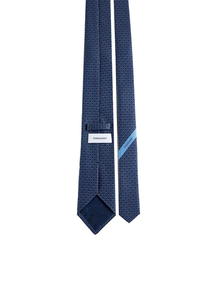 Ferragamo Men Gancini Silk Tie By Ferragamo