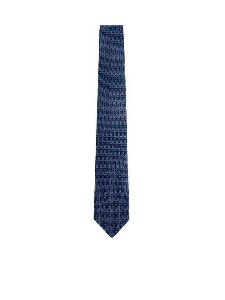 Ferragamo Men Gancini Silk Tie By Ferragamo