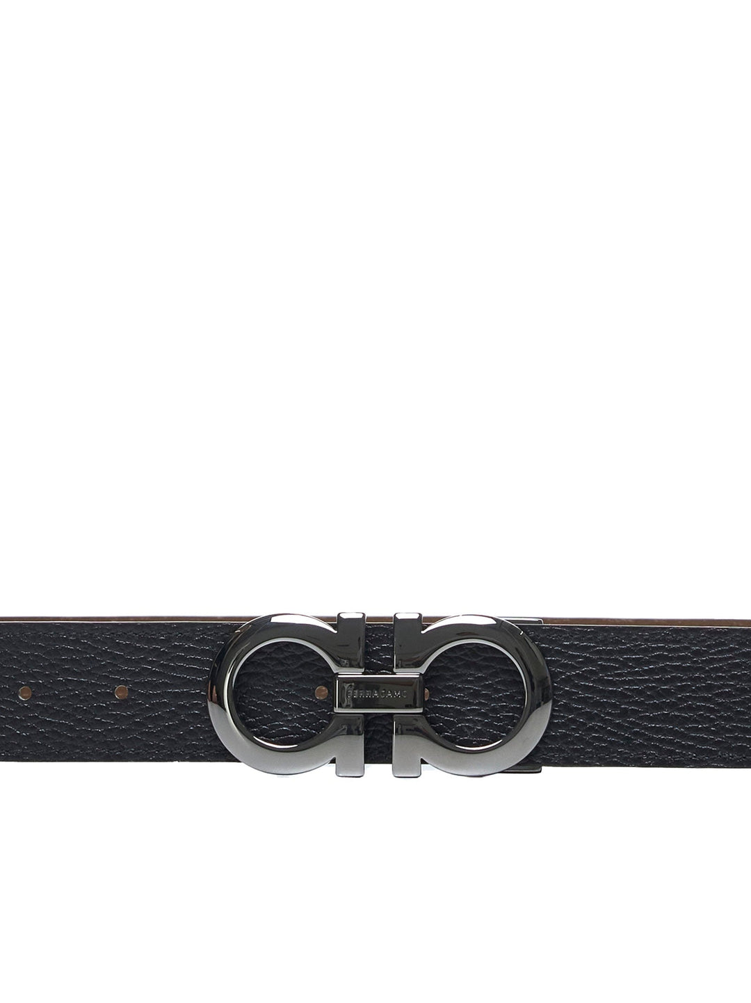 Ferragamo Men Gancini Reversible Leather Belt By Ferragamo