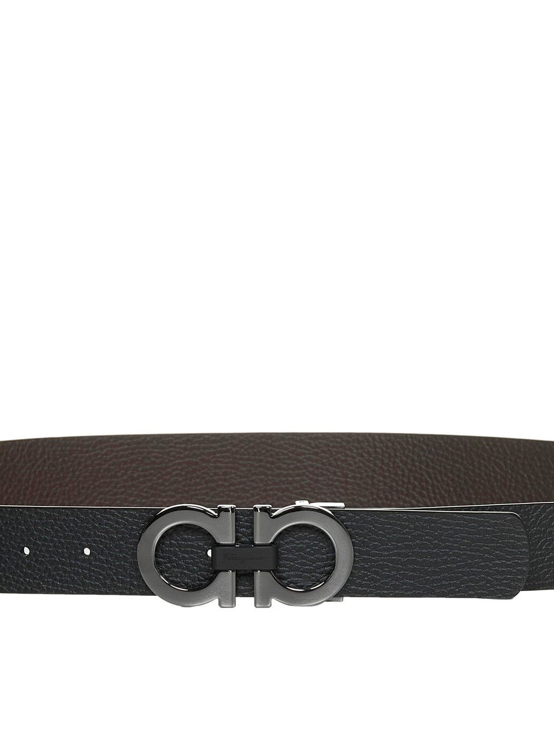 Ferragamo Men Reversible Gancini Leather Belt