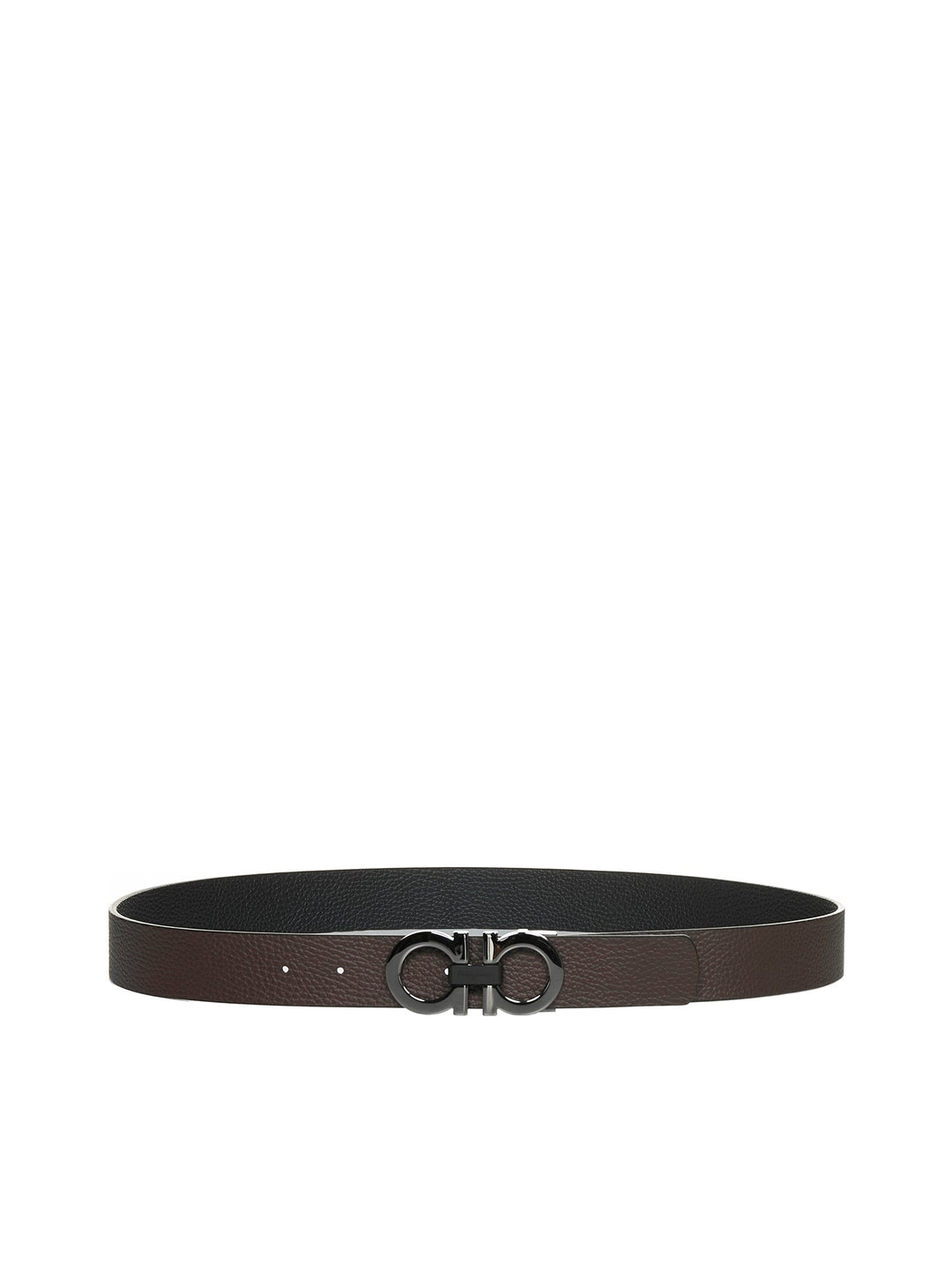 Ferragamo Men Reversible Gancini Leather Belt