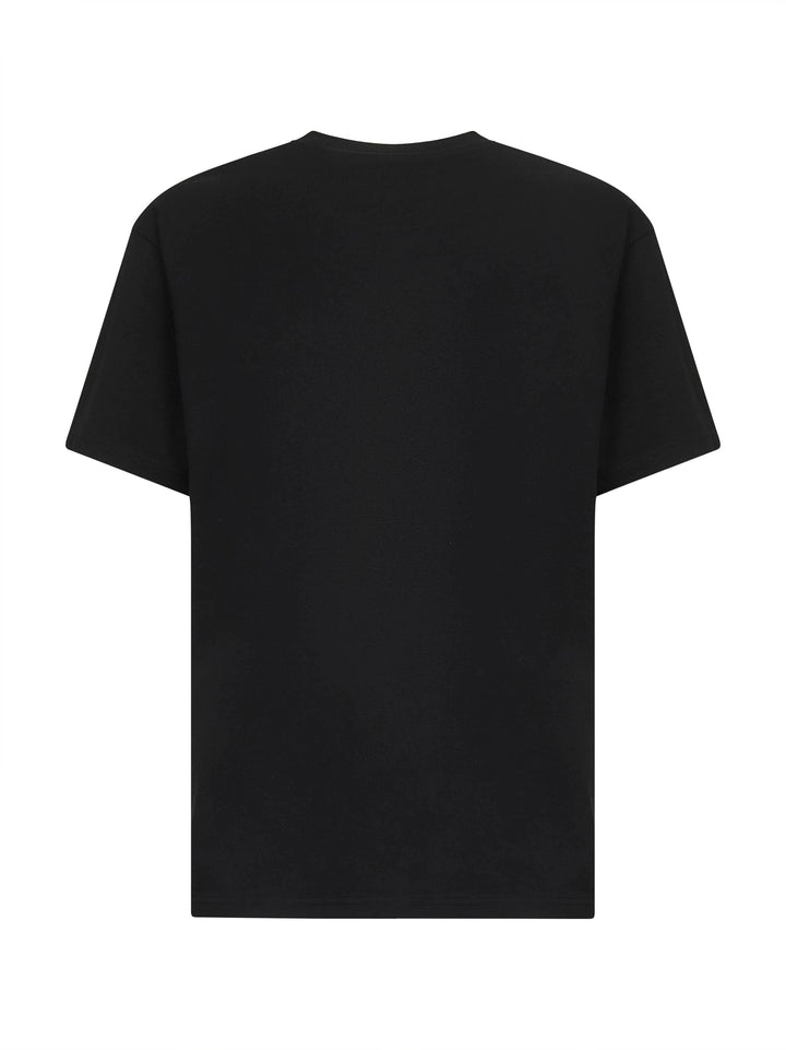 Givenchy Men Black Cotton Jersey Crewneck T-Shirt