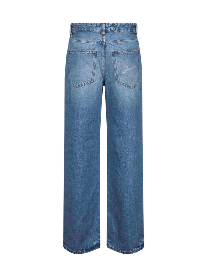 Jacquemus Women Light Blue The Wide De-Nîmes Denim Jeans