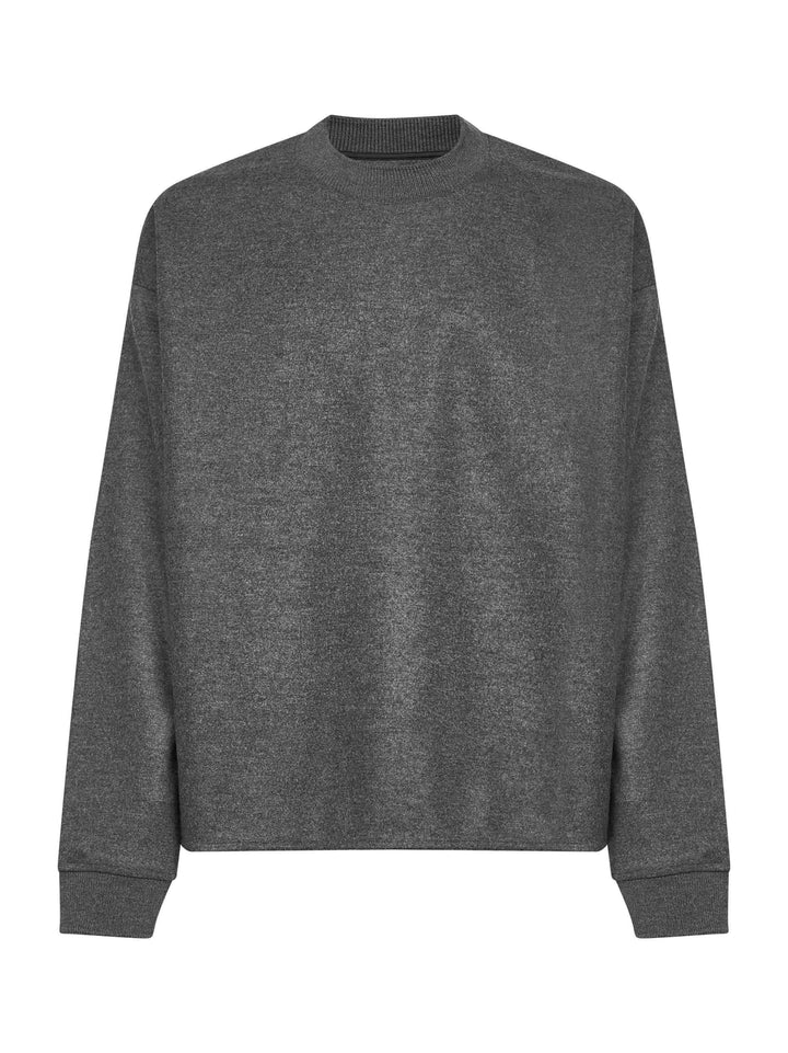 Jil Sander Men Grey Wool Jersey Sweatshirt