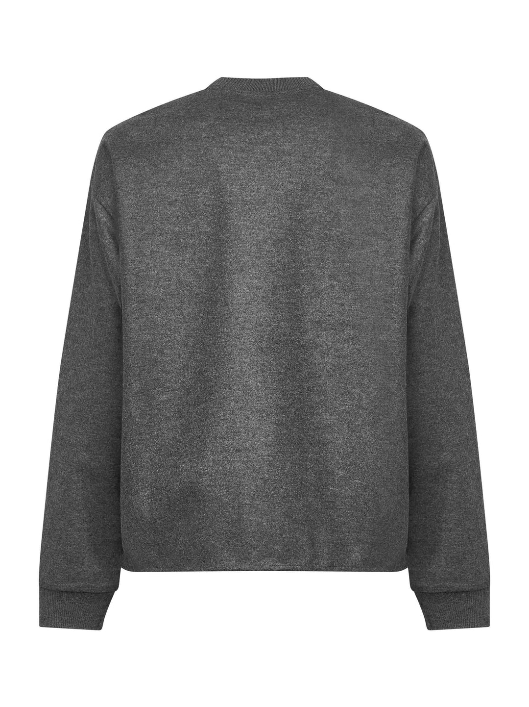 Jil Sander Men Grey Wool Jersey Sweatshirt