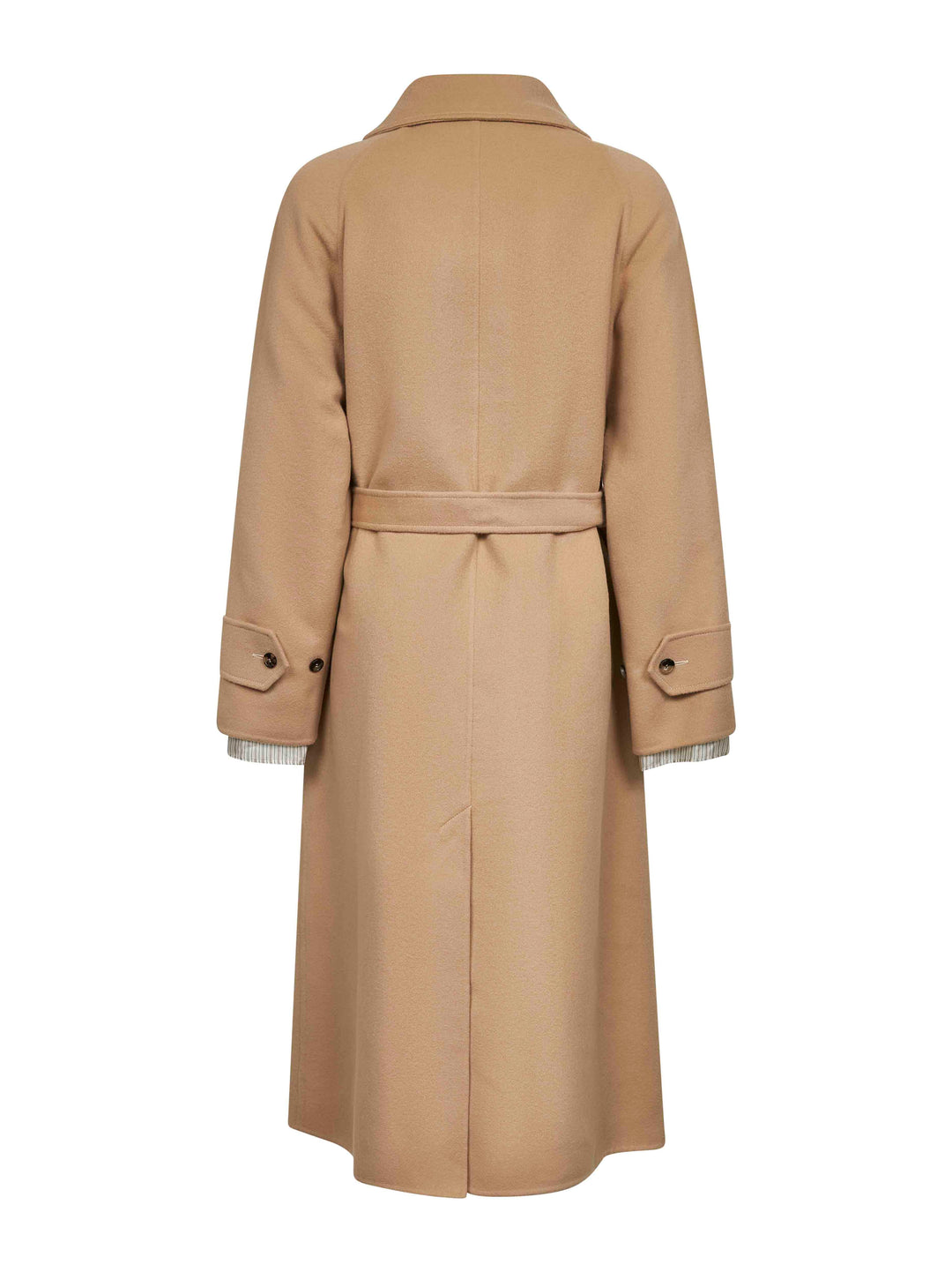 Marni Women Camel Virgin Wool And Cashmere Single-Breasted Coat
