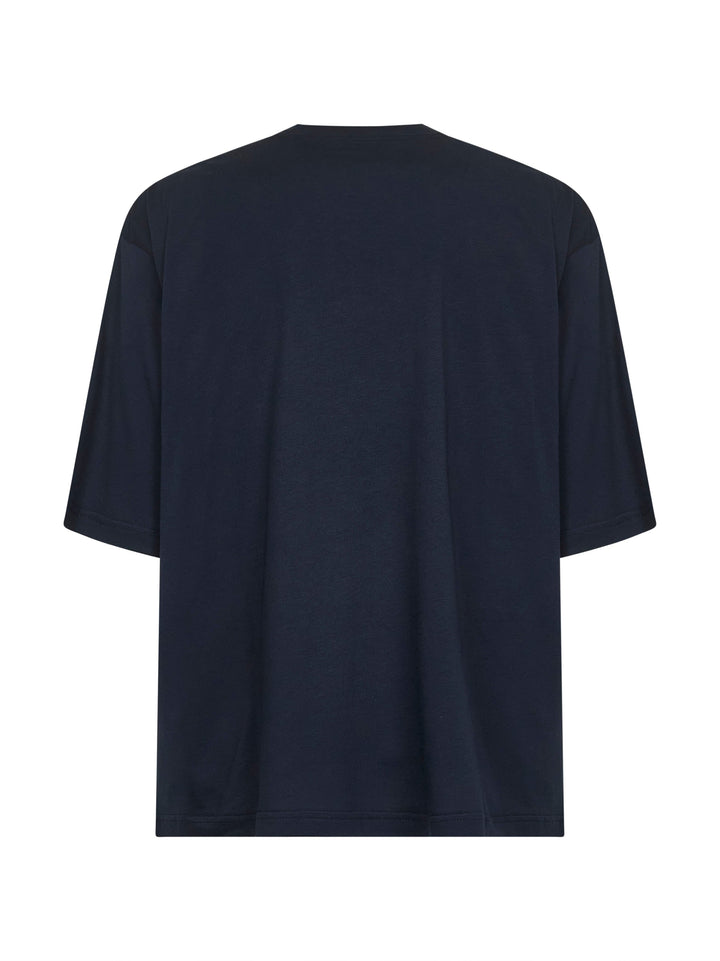 Marni Men Blue Organic Cotton Marni Label T-Shirt
