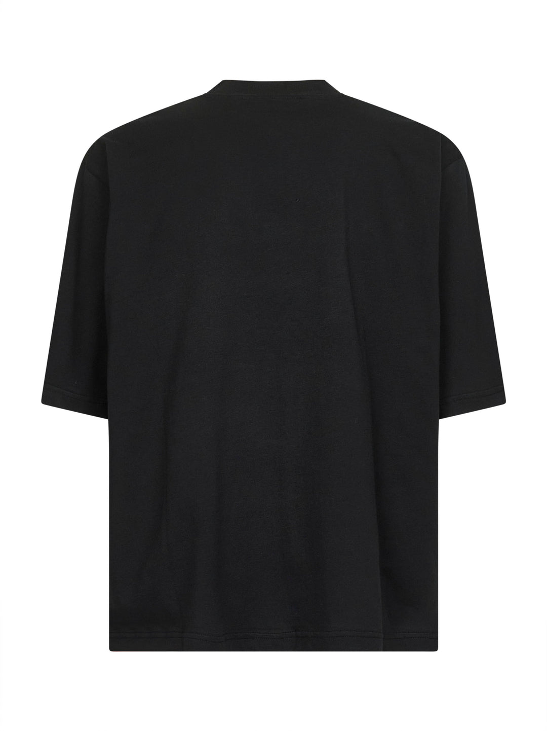 Marni Men Black Organic Cotton Marni Label T-Shirt