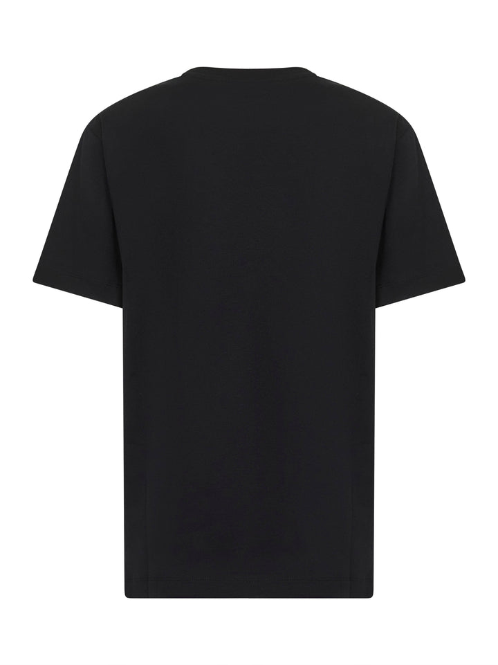 Marni Women Black Jersey Marni Scribbled Logo T-Shirt