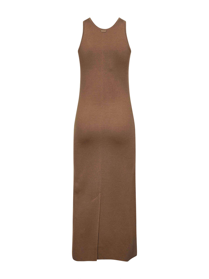 Max Mara Women Brown Wool Aceri Slim Fit Dress