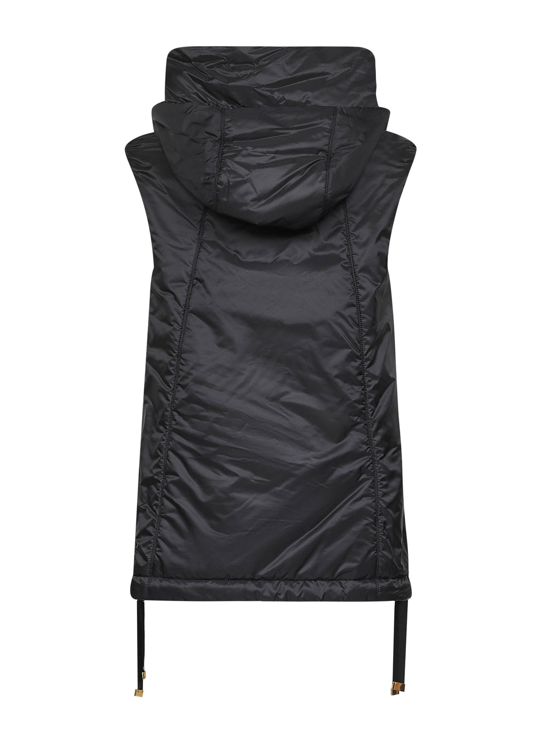 Max Mara The Cube Women Black Greengo Padded Hooded Vest