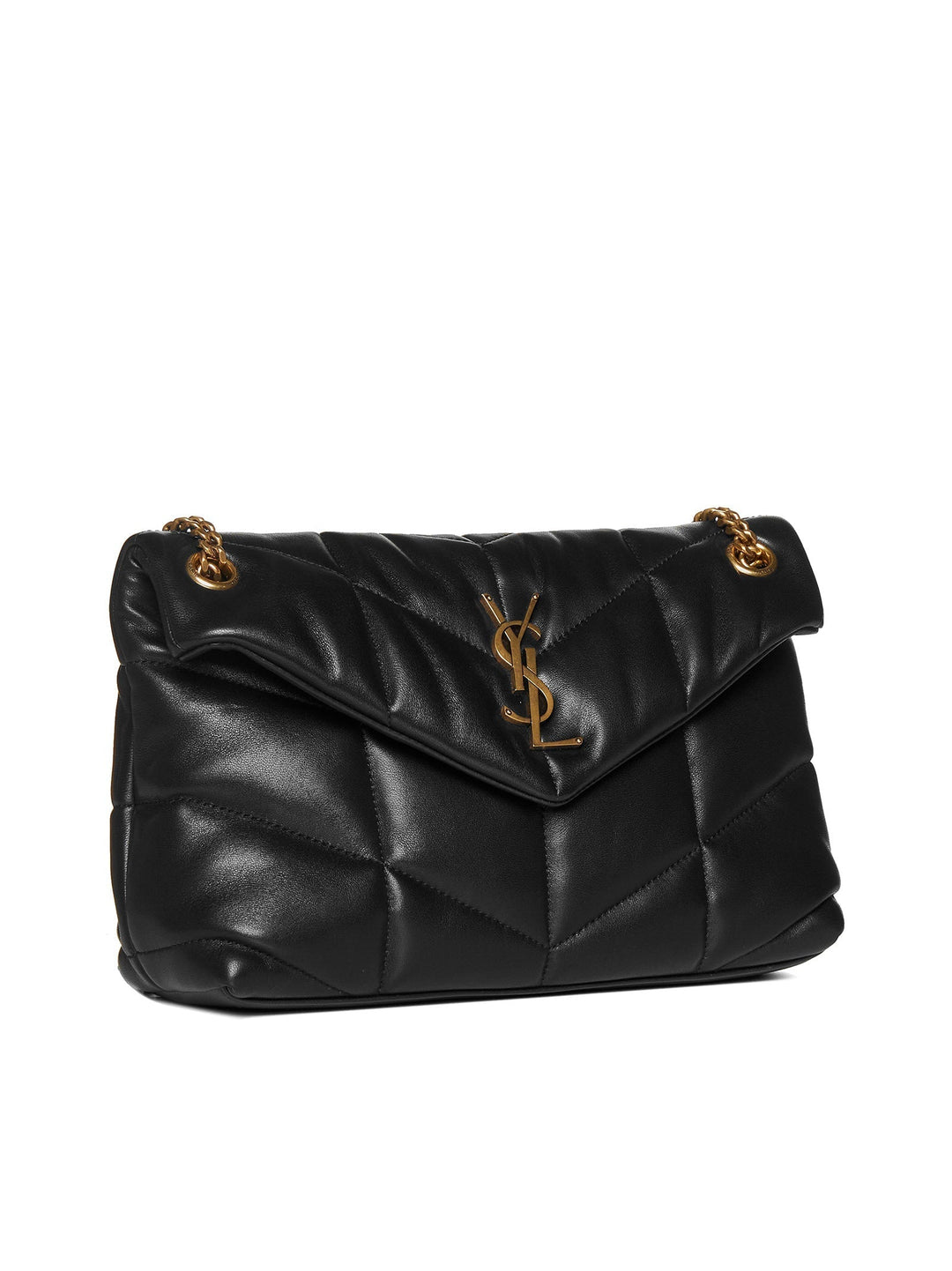 Saint Laurent Women Small Puffer In Quilted Nappa