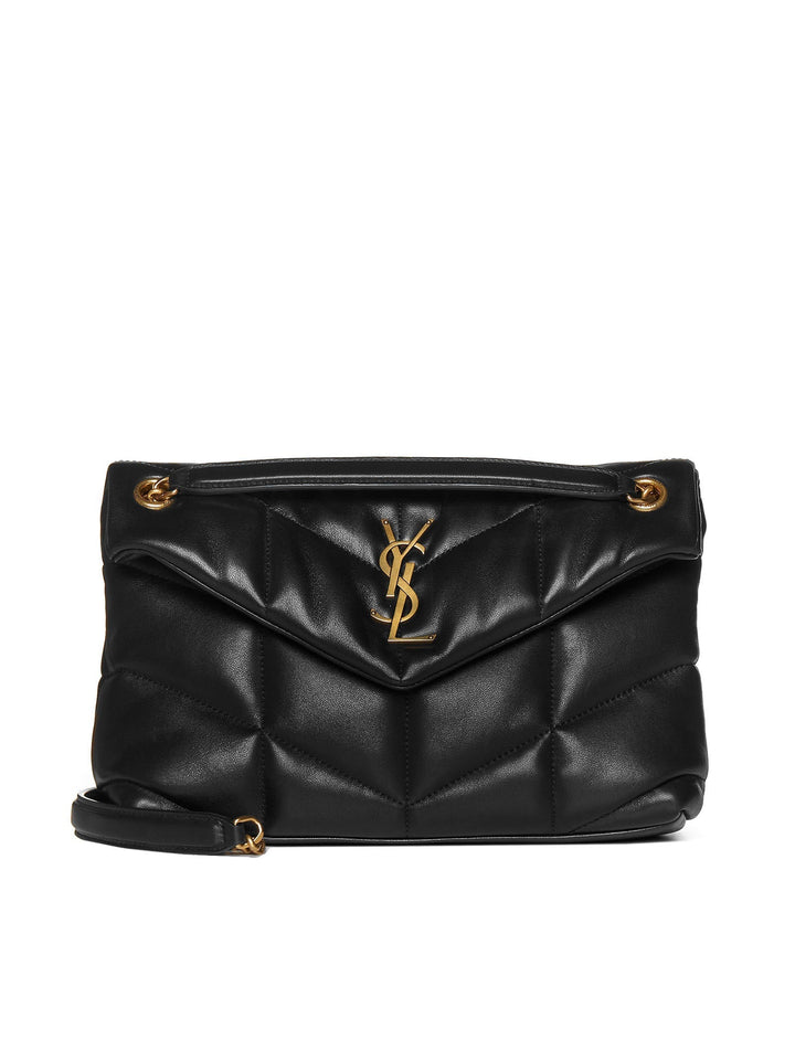 Saint Laurent Women Small Puffer In Quilted Nappa