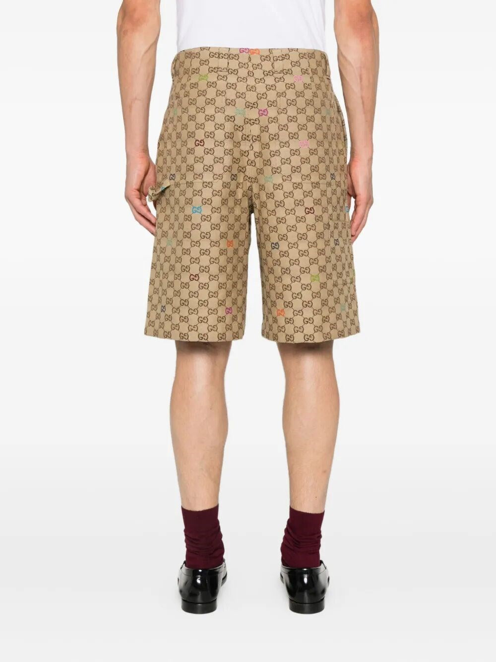 Gucci Men `Gg Canvas` Short Pants