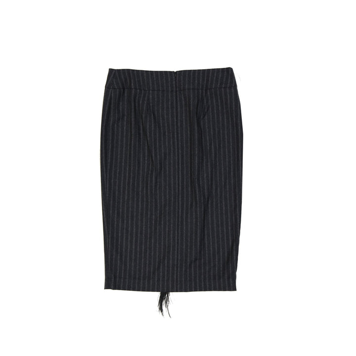 Brunello Cucinelli Wool Striped Skirt Women