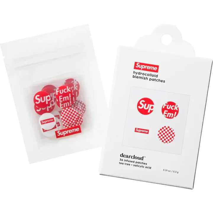 Supreme dearcloud Blemish Patches (36 Pack) Red