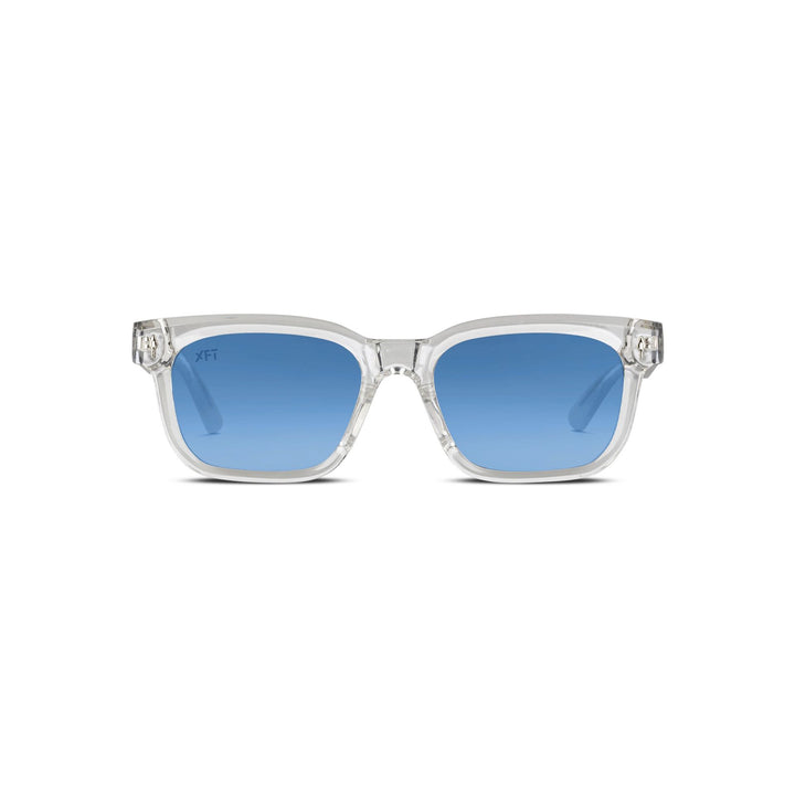 X Frame Therapy unisex blue tinted UV3 Sunglasses