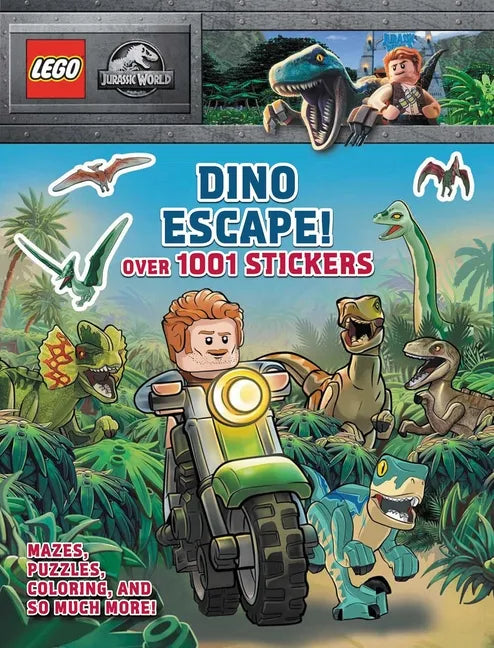 Lego Jurassic World: Dino Escape!: Over 1001 Stickers - Paperback