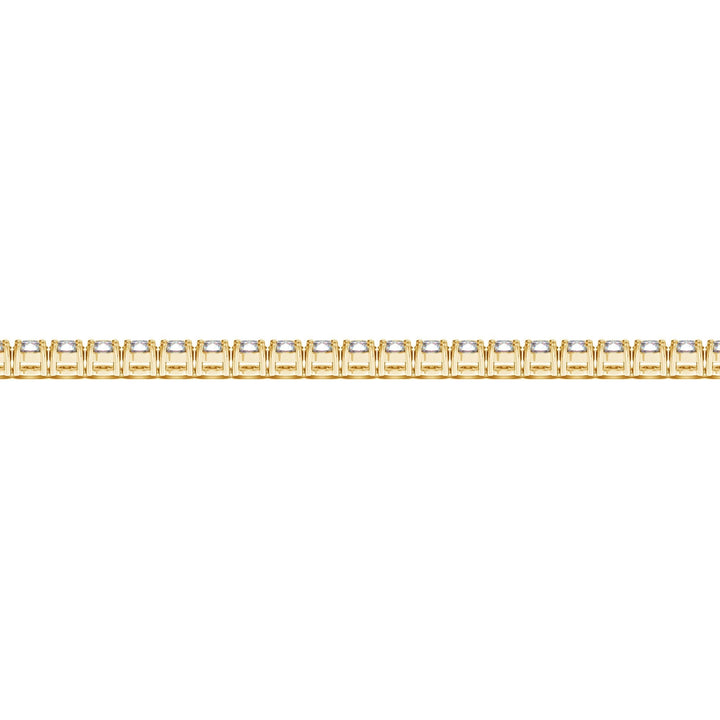 Lab Grown Round Diamond Tennis Bracelet in 14k Yellow Gold (4 cctw F/G  VS2/SI1)