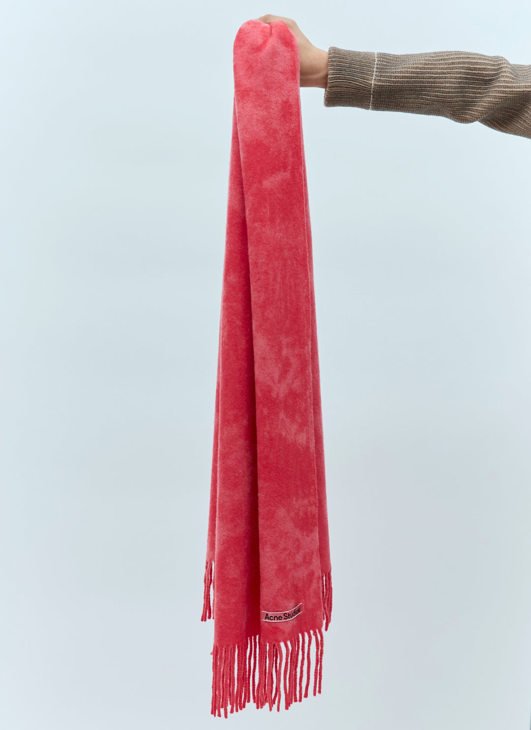 Acne Studios Men Narrow Tie-Dye Wool Scarf