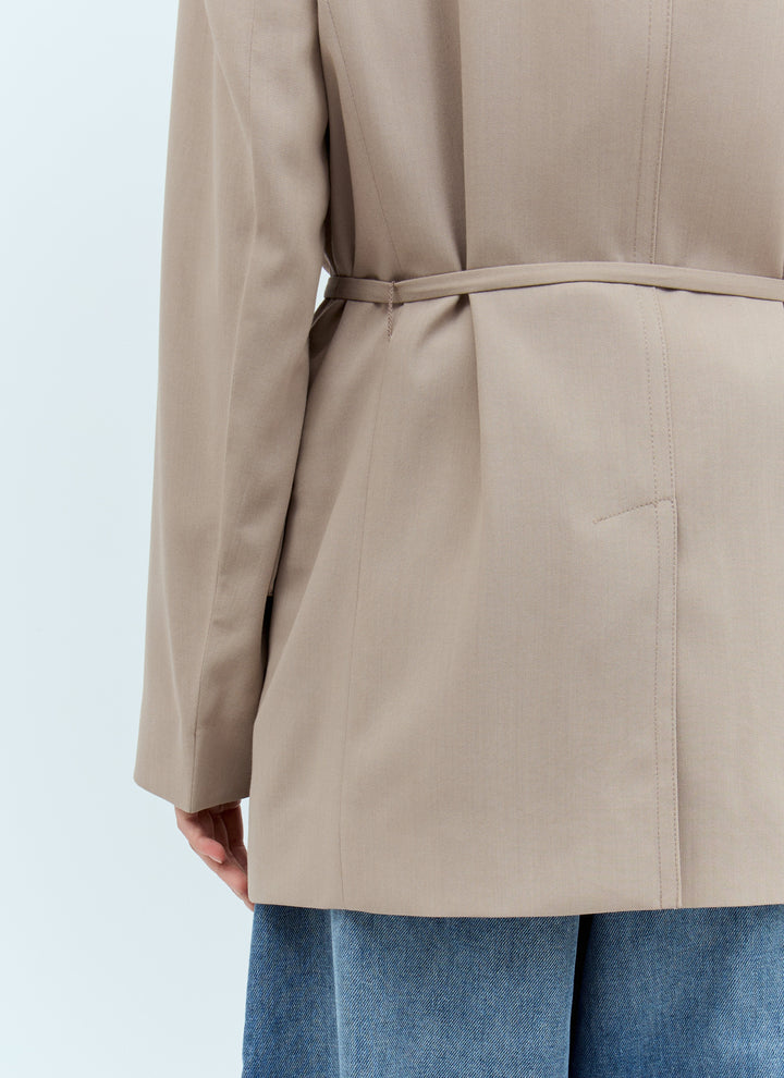 ACNE STUDIOS Acne Studios Acne Studios Acne S Peak Lapels Belted Blazer | Designer Sale | Designer Sale