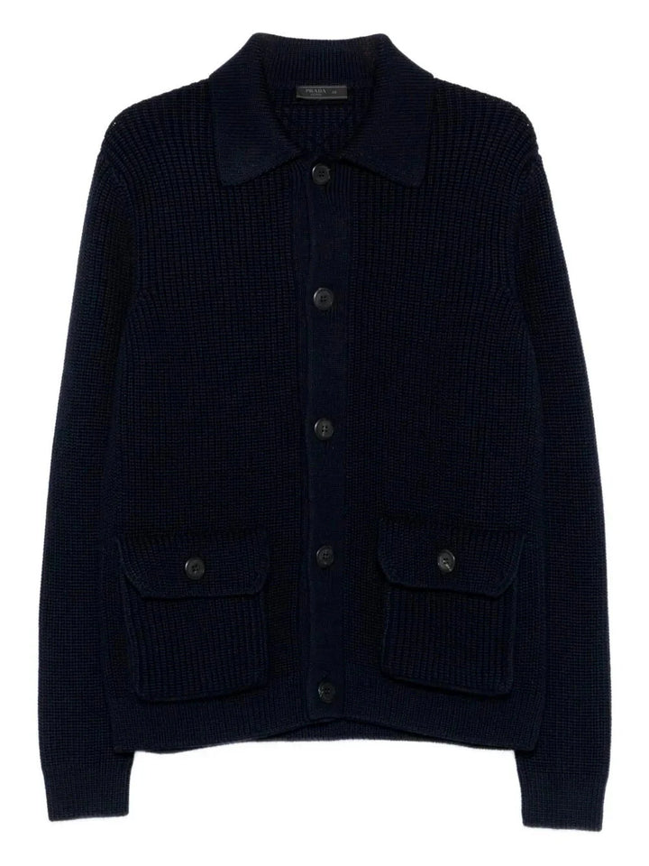 Prada Men Wool Cardigan