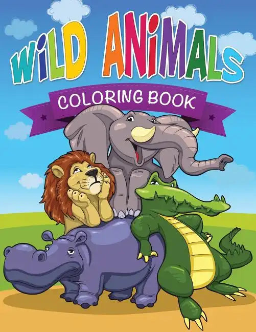 Wild Animals Coloring Book - Paperback