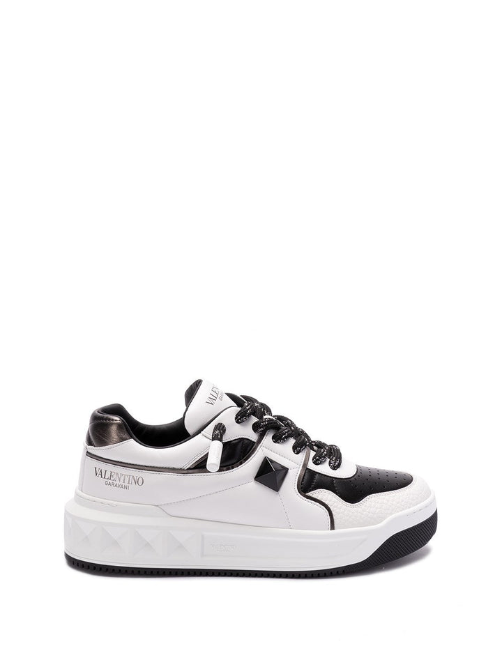 Valentino Garavani Men `One Stud Xl` Leather Sneakers
