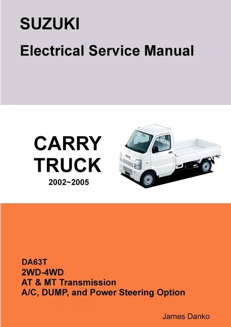 SUZUKI CARRY DA63T Electrical Service Manual & Diagrams - Paperback