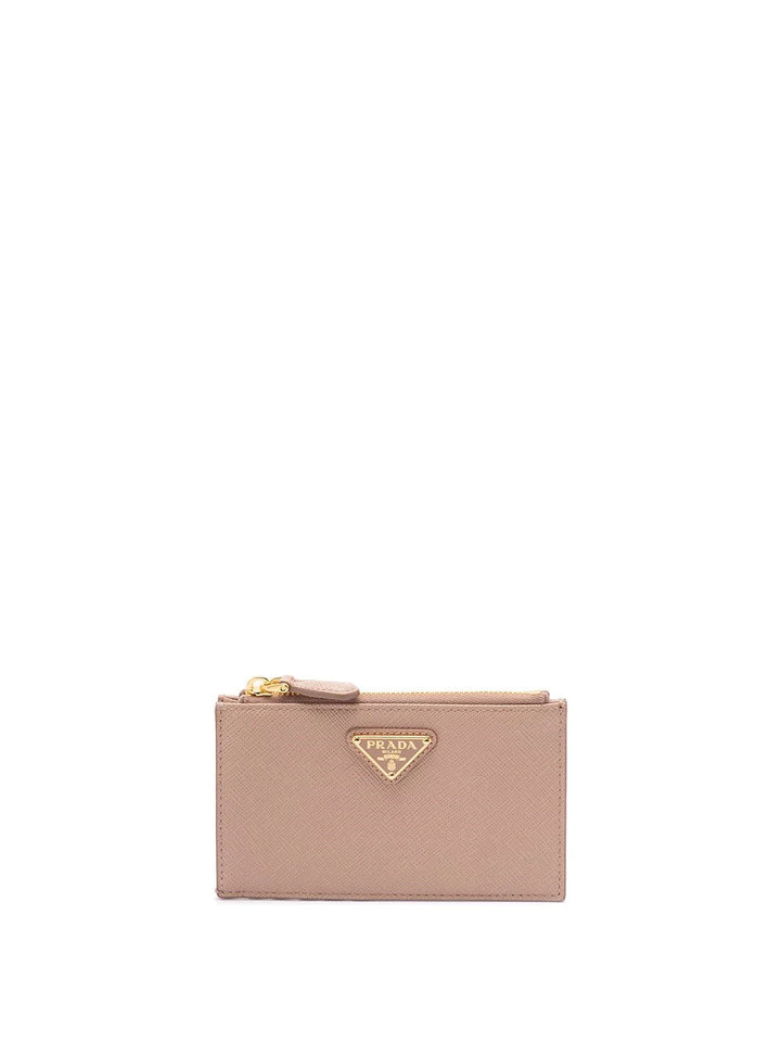 Prada Women Saffiano Leather Card Holder