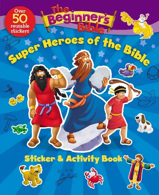 The Beginner's Bible Super Heroes of the Bible Sticker and Activity Book - Paperback