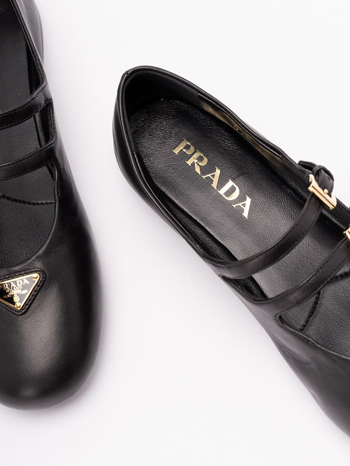 Prada Women Nappa Leather Ballerinas
