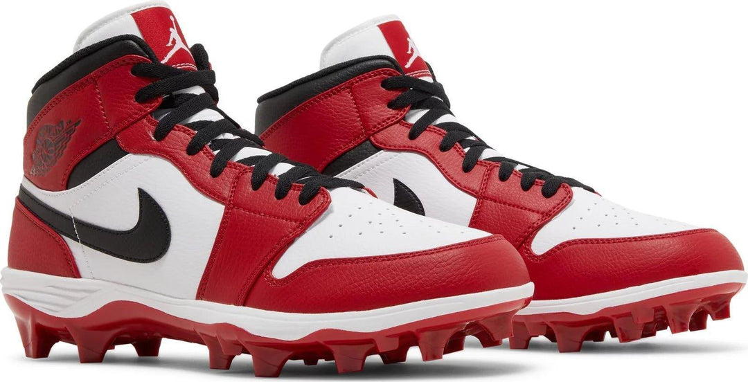 Air Jordan 1 Mid Alpha Menace Football Cleats Chicago