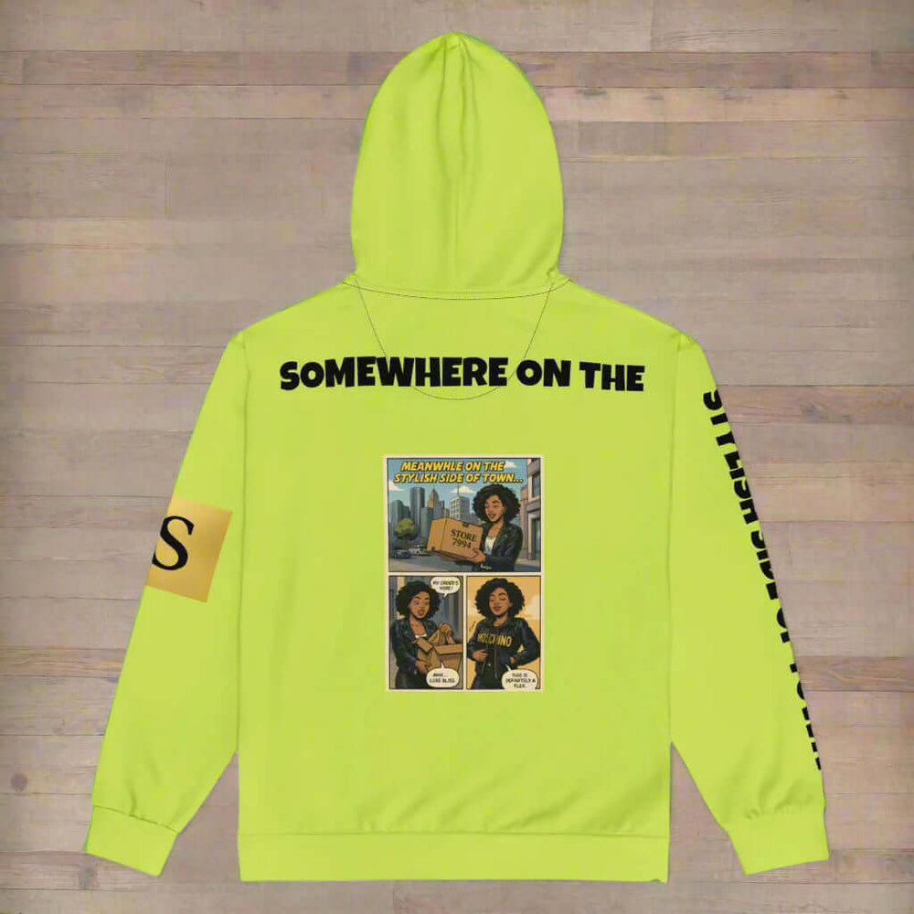 STORE 7994 custom hoodie with bold graphic back print