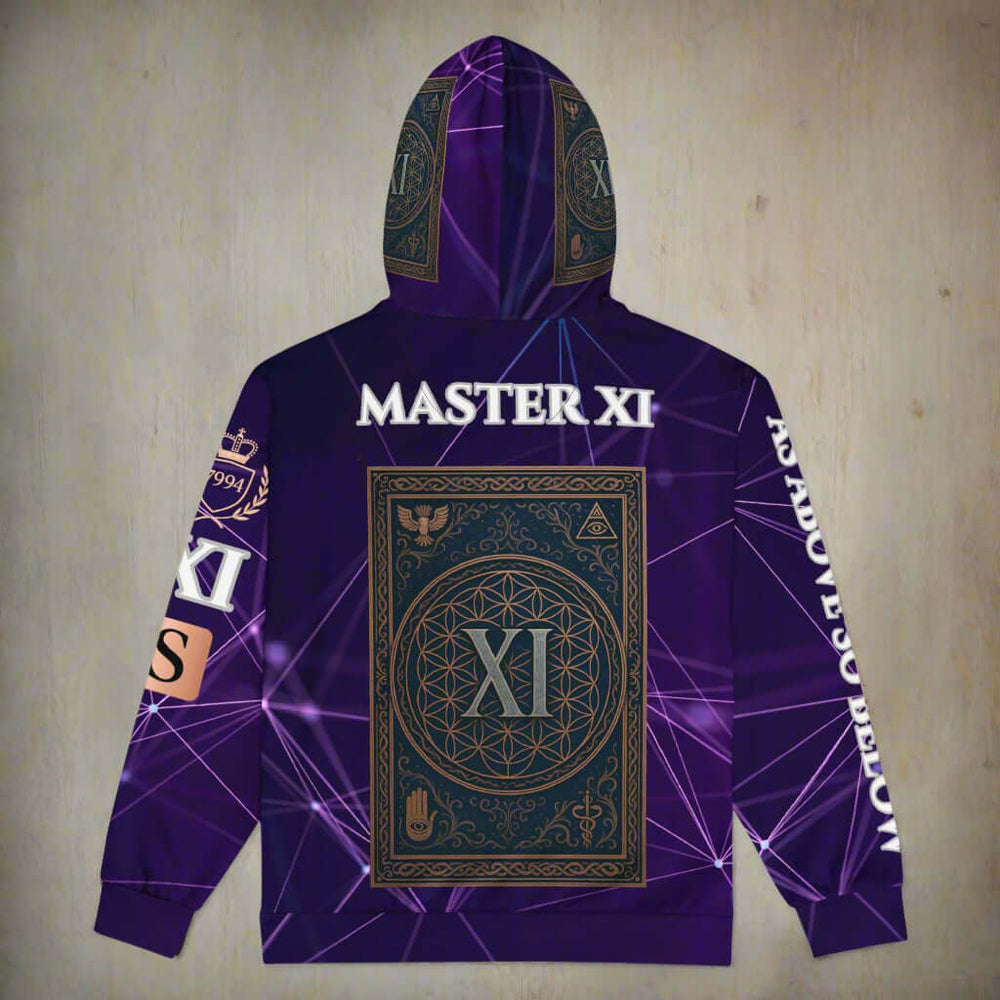 THE 11TH KEY // MASTER XI HOODIE Unisex zip hoodie