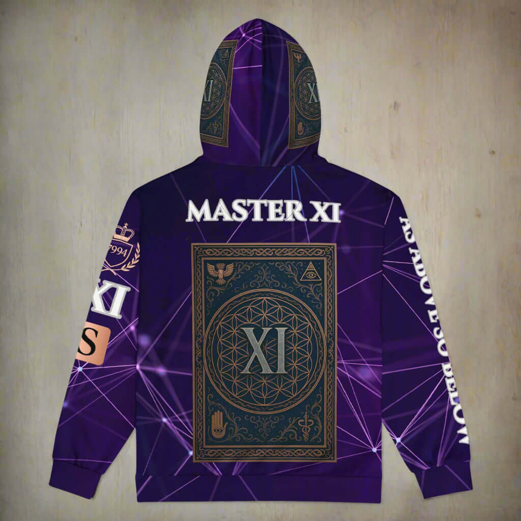 THE 11TH KEY // MASTER XI HOODIE Unisex zip hoodie