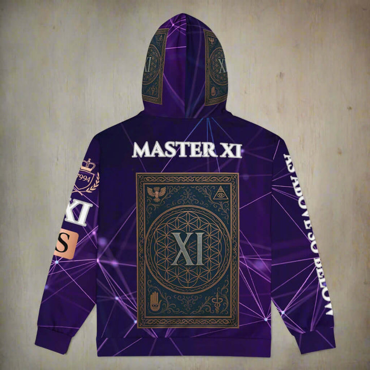 THE 11TH KEY // MASTER XI HOODIE Unisex zip hoodie