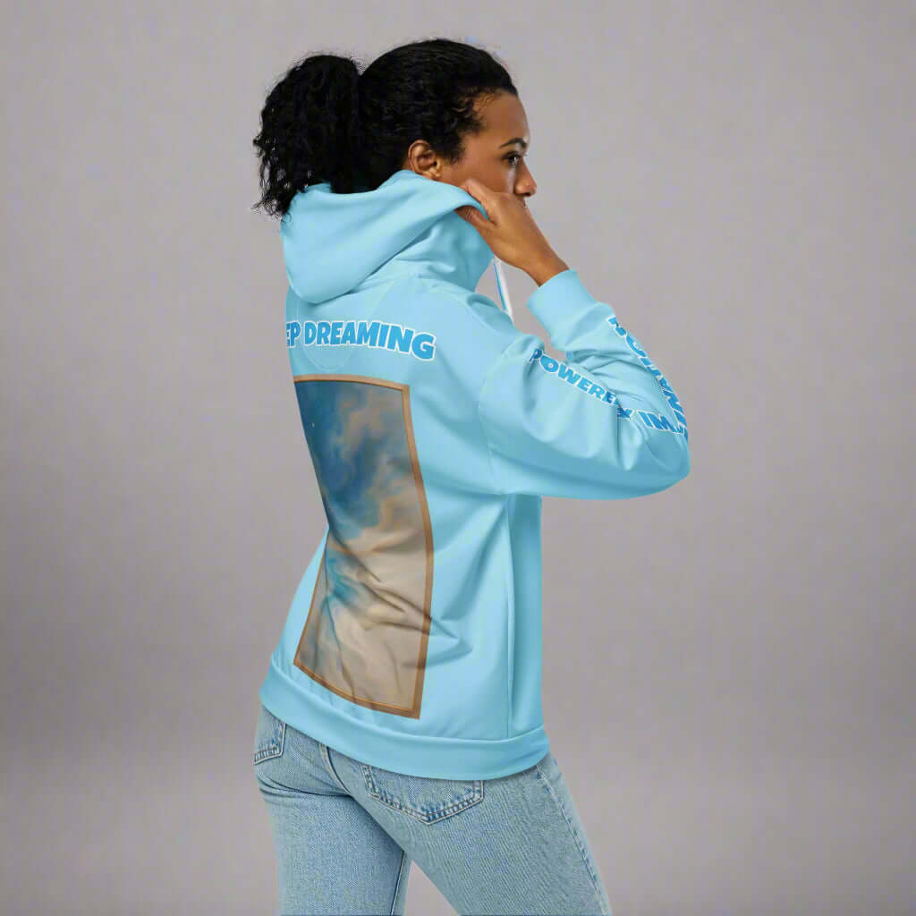 Lucid Living Unisex zip hoodie