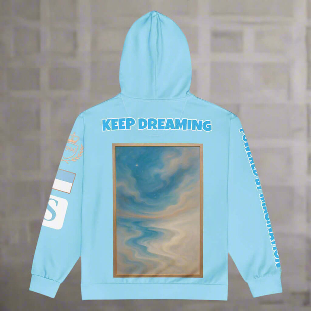 Lucid Living Unisex zip hoodie