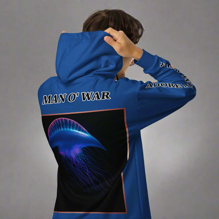 VOLT SURGE: MAN O’ WARUnisex zip hoodie
