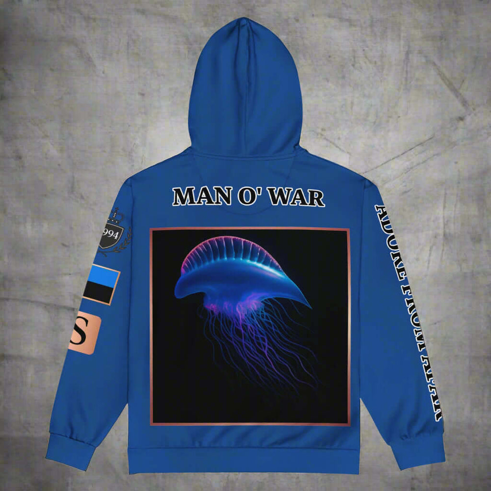 VOLT SURGE: MAN O’ WARUnisex zip hoodie