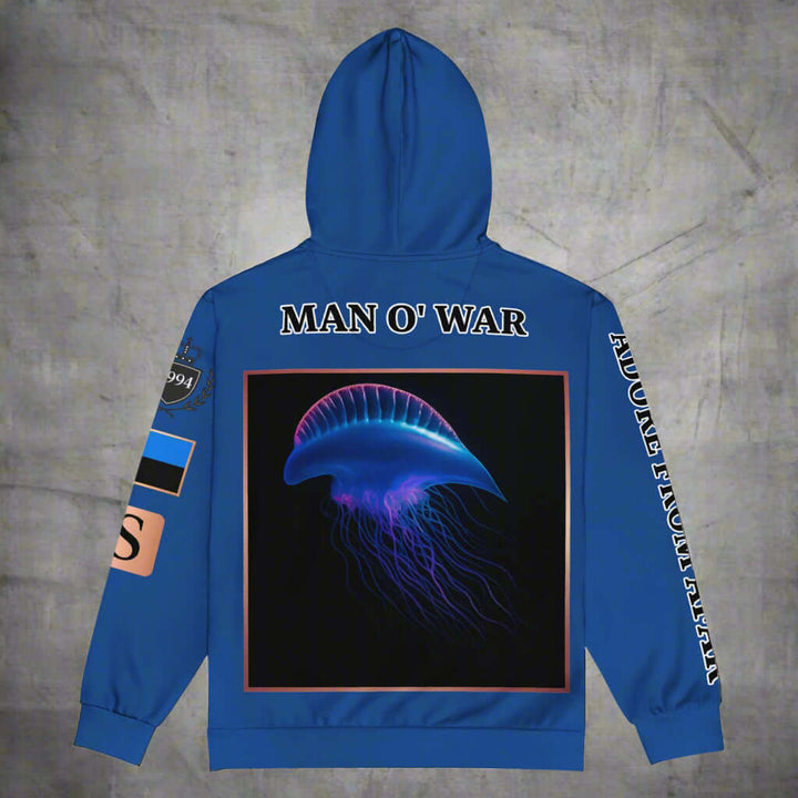 VOLT SURGE: MAN O’ WARUnisex zip hoodie