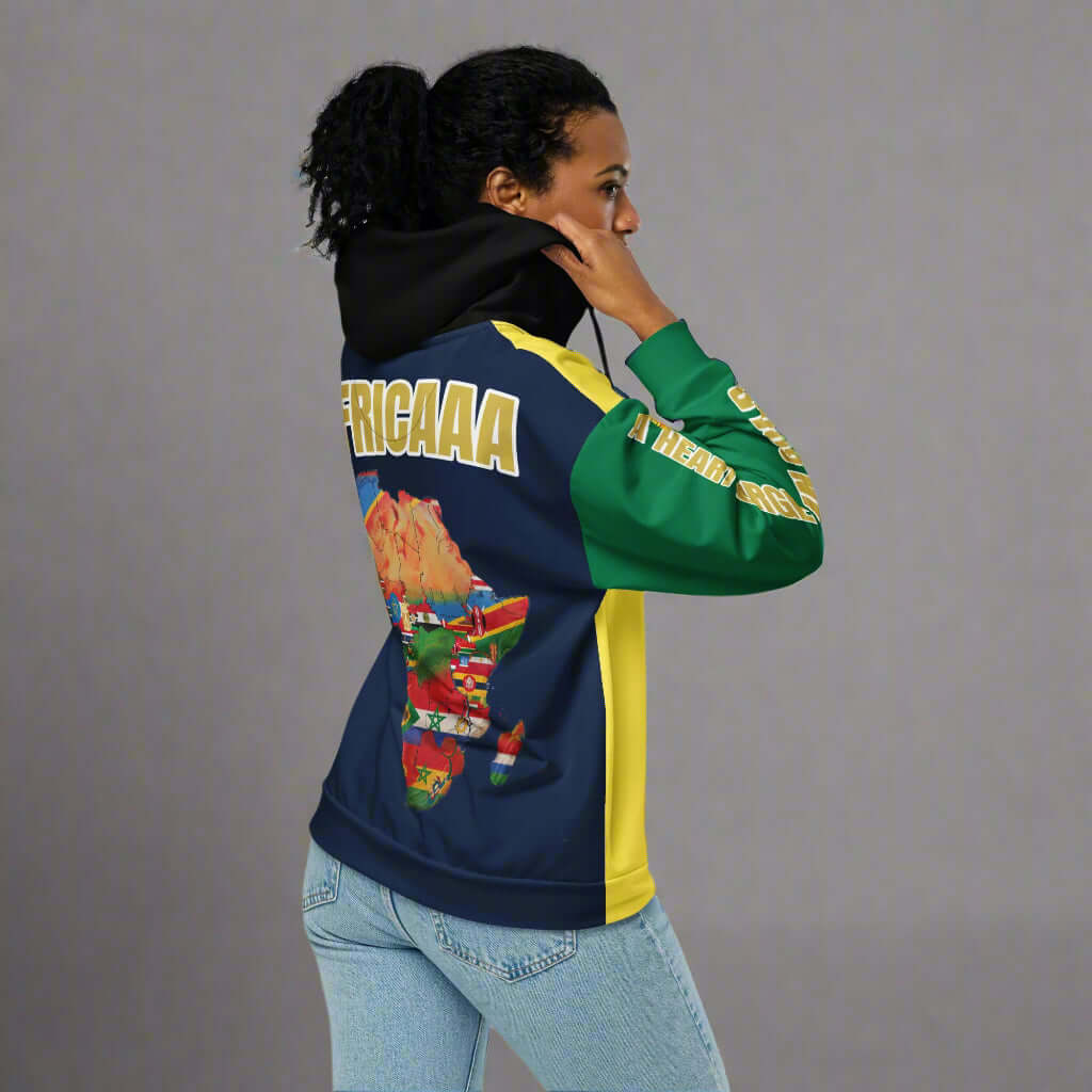 AFRICAAA Legacy Hoodie — The Heart Forged Collection Unisex zip hoodie