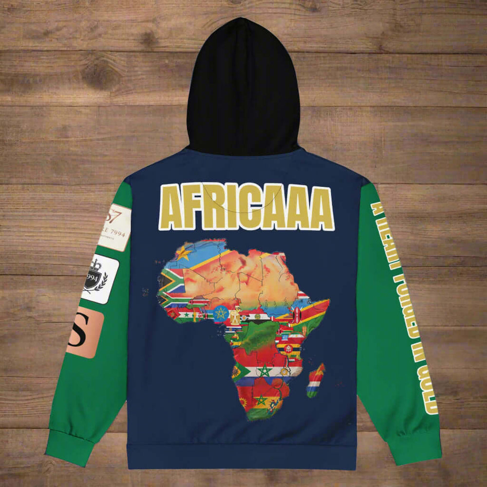 AFRICAAA Legacy Hoodie — The Heart Forged Collection Unisex zip hoodie