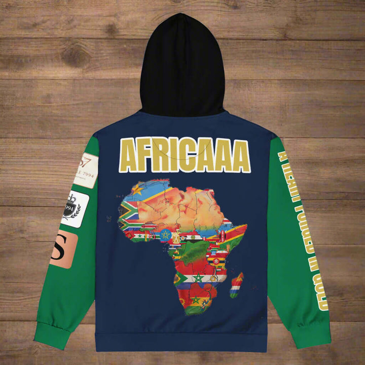 AFRICAAA Legacy Hoodie — The Heart Forged Collection Unisex zip hoodie