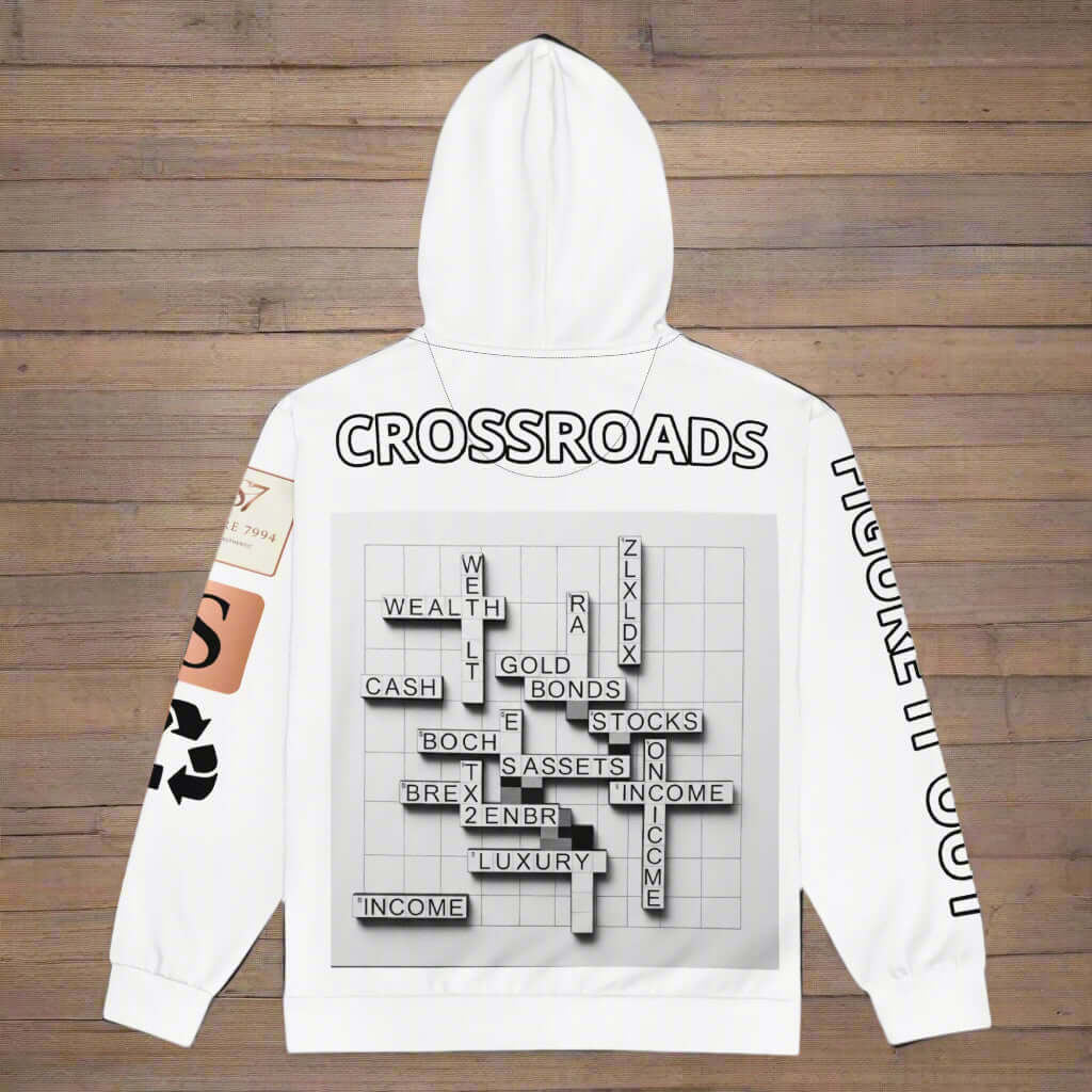 "CROSSROADS" Unisex zip hoodie