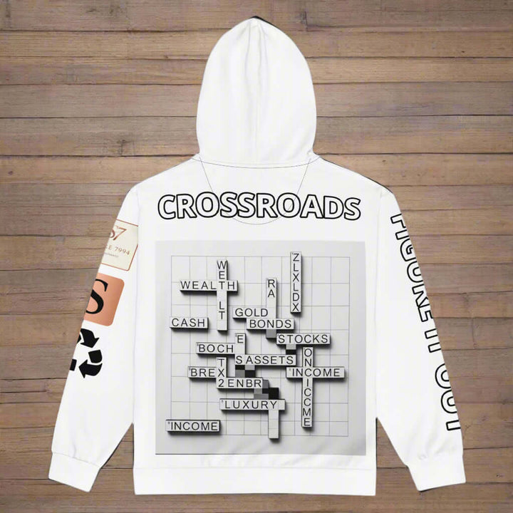"CROSSROADS" Unisex zip hoodie