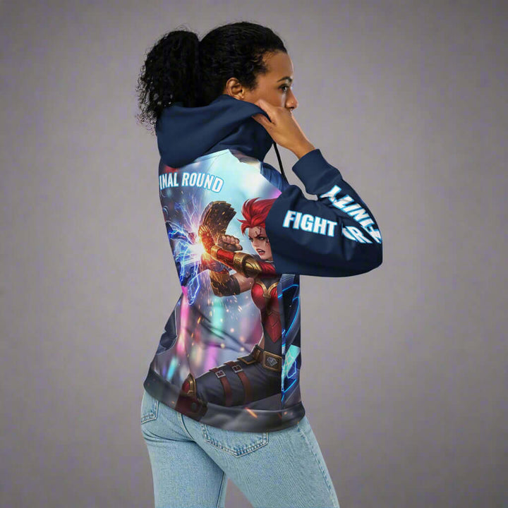 FINAL ROUND Anime All-Over Print Hoodie – Tesseract Battle Scene