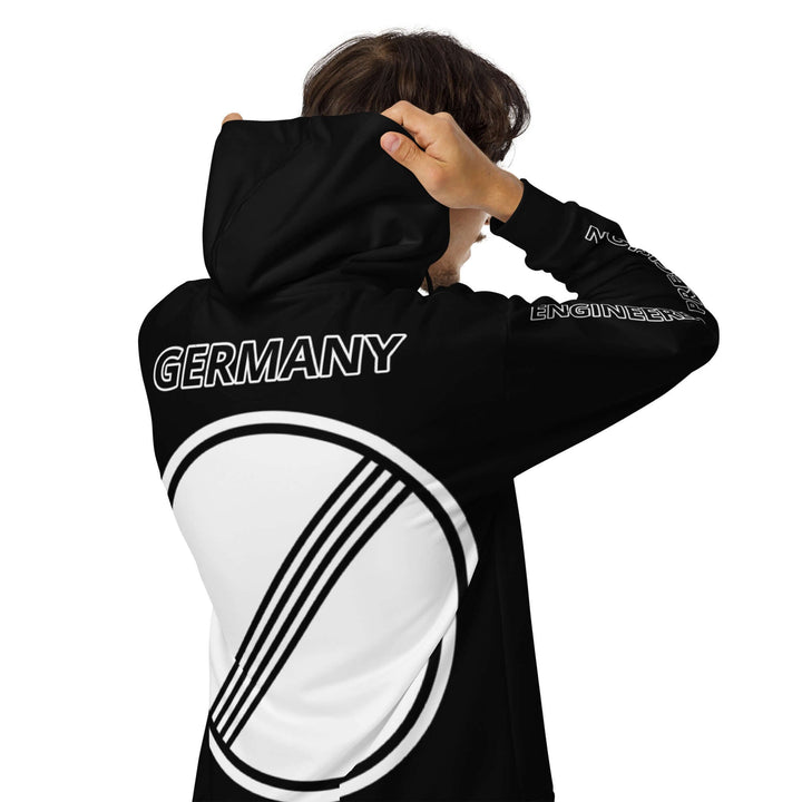 GERMANY: ENGINEERED MOTION HOODIE in black
